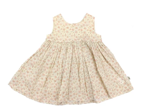 Wheat kjole Pinafore birch flowers